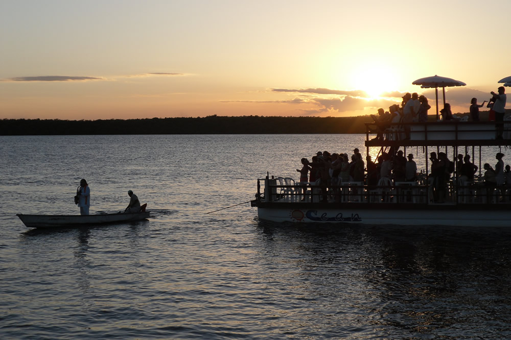 Por do Sol na Praia do Jacaré